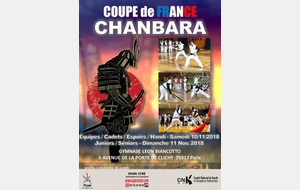 COUPE DE FRANCE 2018 CHANBARA